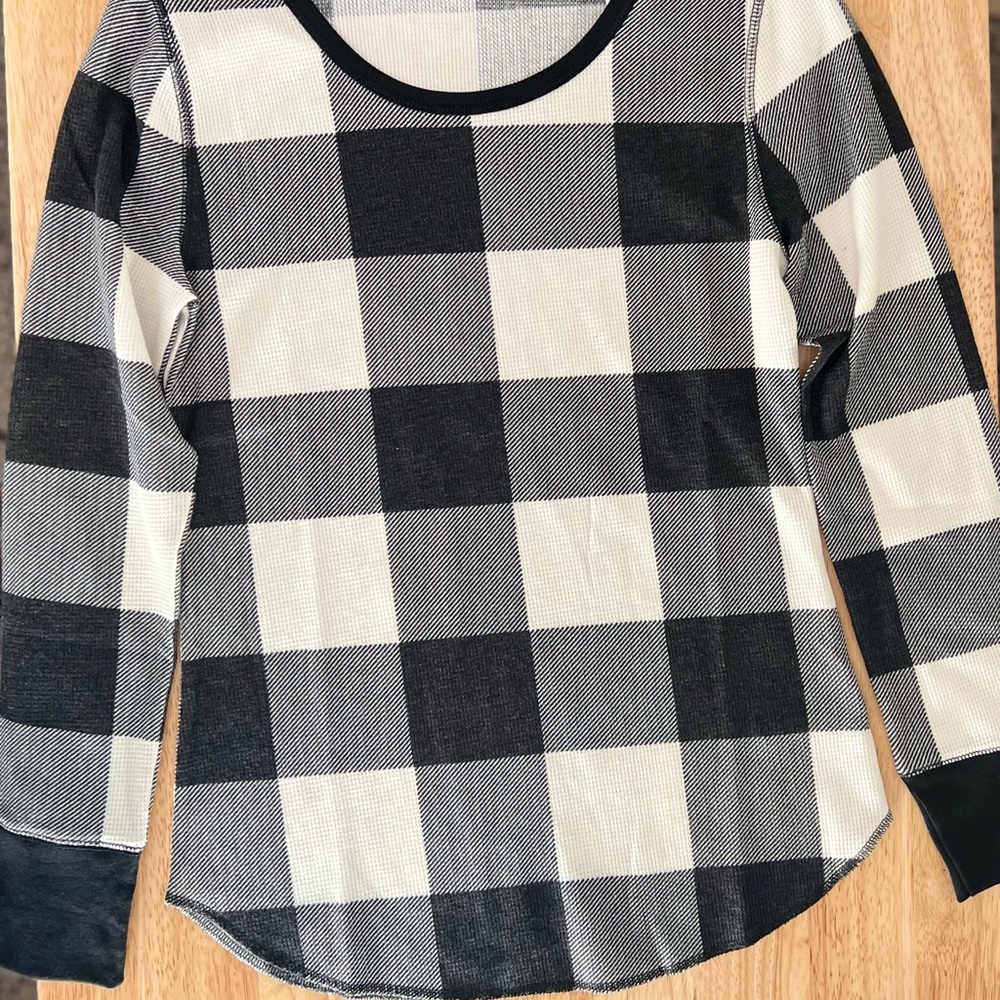 Old Navy PJ Top - plaid